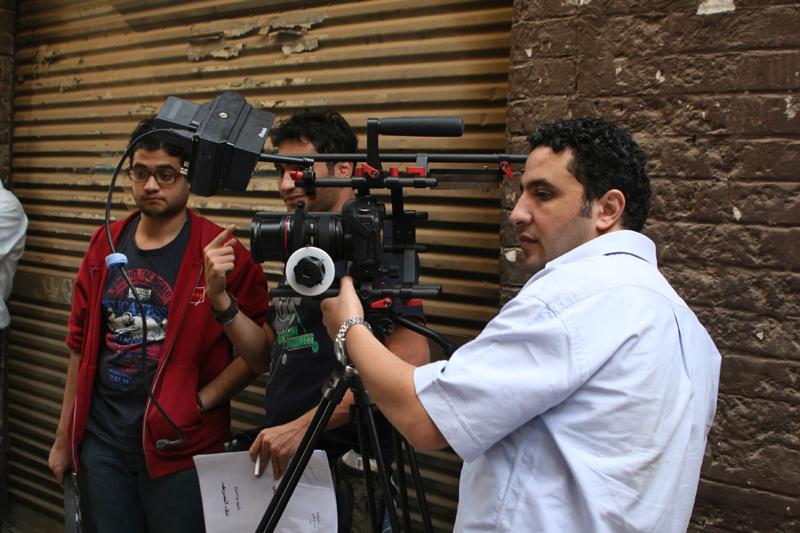 خلف الكاميرا في ستديو مصر